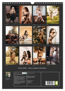 Erotic Girls - Jenny Nadine Christina (Wandkalender 2024 DIN A3 hoch), CALVENDO Monatskalender