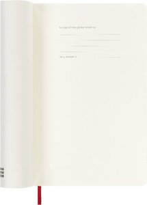 Moleskine 12 Monate Tageskalender 2024, Large/A5, Scharlachrot