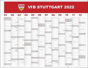 VfB Stuttgart Posterkalender 2022