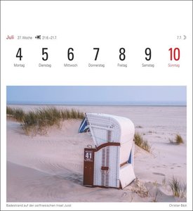 Nordseeküste Kalender 2022
