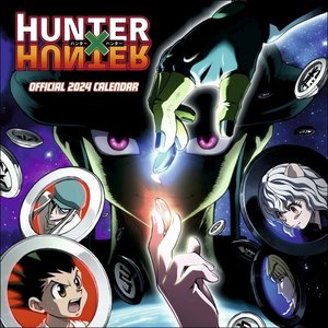 Hunter x Hunter Broschurkalender 2024. Terminkalender mit Platz für Notizen und fantastischen Bildern der beliebten Manga-Reihe. Tolle Geschenkidee für Anime-Fans. 30,5 x 30,5 cm