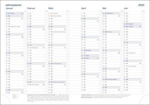 Tages-Cheftimer A5, schwarz Kalender 2022