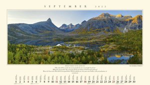 Panorama Norwegen 2022 Tischkalender