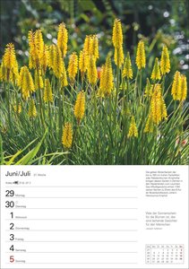 Gartenparadiese Wochenplaner 2026