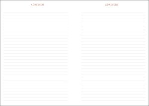 Tages-Kalenderbuch A6 2024. Pinker Terminkalender mit Schulferien und Feiertagen. Buch-Kalender mit Lesebändchen und Gummiband. Taschenkalender 2024 zum Planen von Terminen
