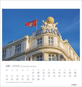 Hansestadt Hamburg Postkartenkalender 2026