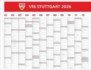 VfB Stuttgart Posterkalender 2026