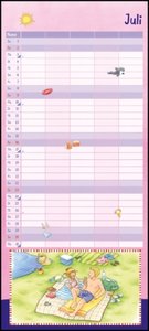 Conni Familienkalender 2023 – Wandkalender – Familienplaner mit 5 Spalten – Format 22 x 49,5 cm