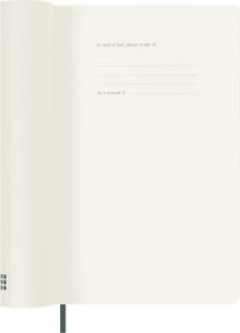 Moleskine 12 Monate Wochen Notizkalender 2024 - Precious & Ethical, Large/A5, Boa Grün