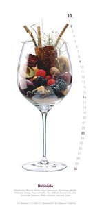Weinaromen 2025 - Wandkalender - Weinsorten und wonach sie schmecken Hoch-Format 22 x 49,5 cm