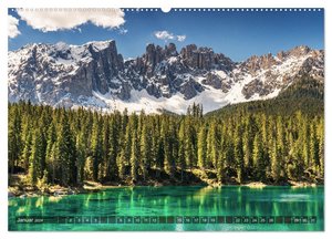 Bella Italia - Berge und Meer (hochwertiger Premium Wandkalender 2024 DIN A2 quer), Kunstdruck in Hochglanz