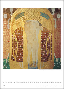 Gustav Klimt 2023 - Kunst-Kalender - Poster-Kalender - 50x70