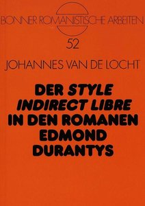 Der \"style indirect libre\" in den Romanen Edmond Durantys