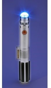 Joy Toy 21331 - Star Wars Clone Wars: Taschenlampe groß mit Anakins Lichtschwert-Sound 7 x 32 cm