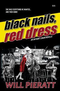 BLACK NAILS RED DRESS