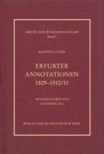 Erfurter Annotationen 1509-1510/11