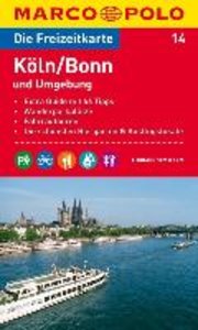 MARCO POLO Freizeitkarte Köln, Bonn und Umgebung 1:100 000