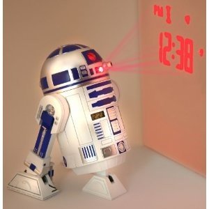 Joy Toy 21324 - Star Wars: Clone Wars Jugend-3D-Wecker in Plastik mit R2-D2 Sounds