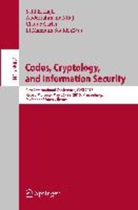 Codes, Cryptology, and Information Security