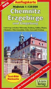 Doktor Barthel Karte Chemnitz, Erzgebirge und Umgebung