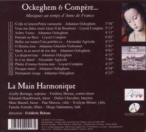 La Main Harmonique/Betous, F: Ockeghem und Compere...