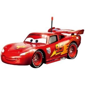 Dickie 203089538 - Cars 2: RC Metallic Lightning McQueen