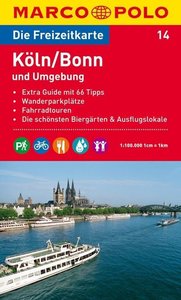 MARCO POLO Freizeitkarte Köln, Bonn und Umgebung 1:100 000
