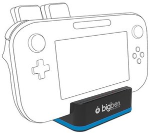 2+1 Charger - Ladegerät inklusive 2 Akku-Packs für 2 Wii-Fernbedienungen und ein Wii U-Gamepad