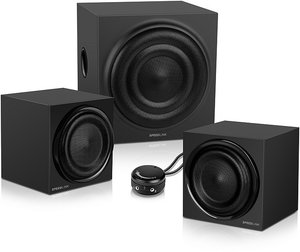 QUANUM 2.1 Subwoofer System, Lautsprecher-System, schwarz