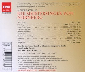 Karajan/Kollo/Donath: Meistersinger Von Nürnberg