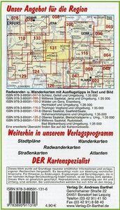 Doktor Barthel Karte Orlasenke, Neustadt a. d. Orla, Pößneck und Umgebung