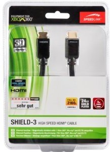 360 - SHIELD-3 High Speed HDMI Cable mit Ethernet, 3m