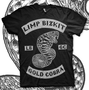 Gold Cobra Patches Black (T-Shirt Größe XL)