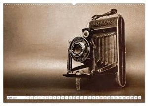 Fotokameras - alt und schön (Wandkalender 2024 DIN A2 quer), CALVENDO Monatskalender