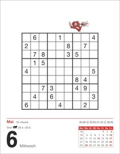 Sudoku Tagesabreißkalender 2026