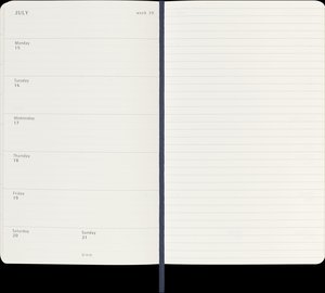 Moleskine 18 Monate Wochen Notizkalender 2024/2025, Large/A5