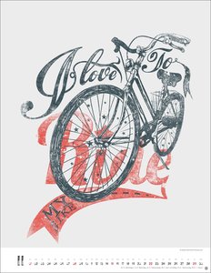 Bike Art Posterkalender 2026