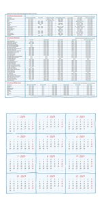 Familienplaner Cartoon 2023 - Broschürenkalender 30x30 cm (30x60 geöffnet) - Kalender mit Platz für Notizen - 6 Spalten - Bildkalender - Wandkalender