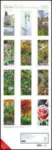 Gärten 2023 - Foto-Kalender - Wand-Kalender - King-Size - 34x98