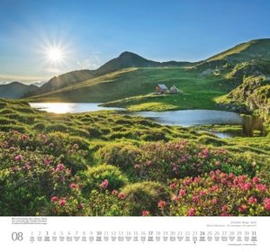Geliebte Berge 2025 - DUMONT Wandkalender - mit den wichtigsten Feiertagen - Format 38,0 x 35,5 cm