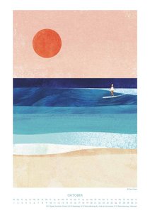 Feeling Nature 2025 – Outdoor-Illustrationen von Henry Rivers – Kalender von DUMONT– Wand-Kalender – 29,7 x 42 cm