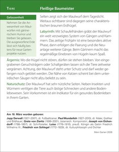 Mein Garten Tagesabreißkalender 2026