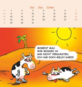 Lach mal wieder... 2024 - Postkarten-Kalender - Kalender-mit-Postkarten - zum-raustrennen - 16x17