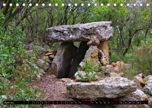 Dolmen und Menhire - Megalithkultur in Europa (Tischkalender 2023 DIN A5 quer)