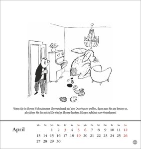 Loriot Postkartenkalender 2026