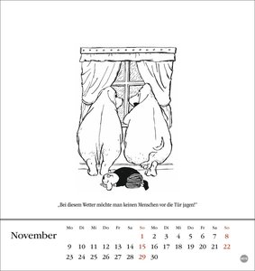 Loriot Postkartenkalender 2026