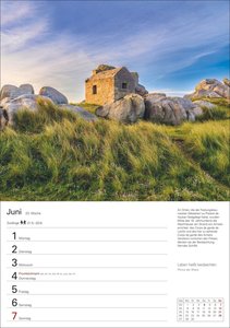 Bretagne und Normandie Wochenplaner 2026