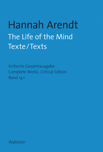 The Life of the Mind, 2 Teile