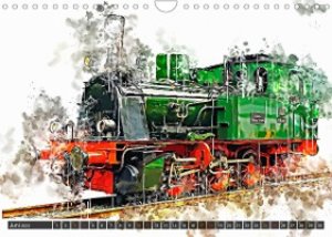 Beeindruckende Dampflokomotiven (Wandkalender 2023 DIN A4 quer)