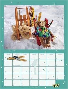 Teddybären Kalender 2026